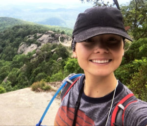 Marika Wehrle happy hiker