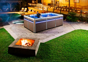 ESeries backyard install with firepit