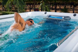 Swimming in an Endless Pools Fitness System